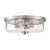 Nuvo 60-7169 - Modern Brushed Nickel Indoor Flush Mount - 60W 