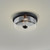 Nuvo 60-7268 - Modern Matte Black Indoor Flush Mount - 60W 