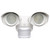 Nuvo 65-211 - White Outdoor LED Dual Head Security Light - 3000K - 20W 