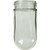 Satco 50-919 - 7" Clear Glass Jelly Jar with Screw Neck