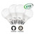 Euri Lighting EA19-6100-4 - 9W LED Light Bulb - 3000K - 4 Pack 