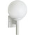 Incon Lighting White Globe Outdoor Wall Lantern Light Fixture Dusk to Dawn 