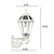 Gama Sonic Solar Lighting Gama Sonic 178233 GS-178FPW-WHT Polaris White Solar Outdoor Lantern Light 