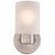 Westinghouse 6227800 - 1-Light Brushed Nickel Wall Sconce - 8-1/4 in High