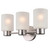 Westinghouse 6227900 - 3-Light Brushed Nickel Vanity Light - 15-3/4 in Wide