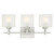 Westinghouse 6304000 - 3-Light Brushed Nickel Vanity Light - 22-1/2 in Wide