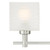 Westinghouse 6304000 - 3-Light Brushed Nickel Vanity Light - 22-1/2 in Wide