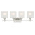 Westinghouse 6304100 - 4-Light Brushed Nickel Vanity Light - 30-1/4 in Wide