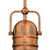 Westinghouse 63084A - 9W LED Washed Copper Mini Pendant - 8-3/4 in Diameter