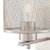 Westinghouse 6327800 - 1-Light Brushed Nickel Wall Sconce - 9 in High - Mesh Shade - Morrison