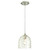 Westinghouse 6328800 - 1-Light Brushed Nickel Mini Pendant - 6-3/4 in Diameter
