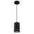 Westinghouse 6356600 - 1-Light Matte Black Perforated Cylinder Mini Pendant - 5 in Diameter