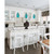Westinghouse 6366300 - 1-Light Brushed Nickel Turquoise Glass Mini Pendant - 6-1/2 in Diameter