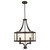 Westinghouse 6368400 - 4-Light Oil Rubbed Bronze Drum Chandelier - 20 in Diameter