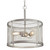 Westinghouse 6371200 - 3-Light Galvanized Steel Mesh Drum Pendant - 16-9/16 in Diameter