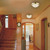 Westinghouse 6430200 - 2-Light Polished Brass Flush Mount - 13 in Diameter