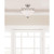 Westinghouse 6573800 - 2-Light Brushed Nickel Semi-Flush Mount - 14-1/2 in Wide