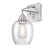 Westinghouse 6574000 - 1-Light Brushed Aluminum Wall Sconce - 12-1/4 in High - Clear Glass