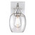 Westinghouse 6574000 - 1-Light Brushed Aluminum Wall Sconce - 12-1/4 in High - Clear Glass