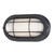 Westinghouse 6113700 - 6W LED Textured Black Oval Bulkhead Outdoor Wall Light - 8-1/4 in Wide