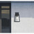 Westinghouse 6114200 - 1-Light Textured Black Outdoor Wall Lantern - 15 in High