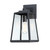 Westinghouse 6114200 - 1-Light Textured Black Outdoor Wall Lantern - 15 in High