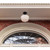Westinghouse 6578300 - 1-Light Textured Black Schoolhouse Outdoor Semi-Flush Mount
