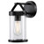 Westinghouse 6579600 - 1-Light Textured Black Outdoor Wall Lantern - 11-3/4 in High