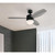Westinghouse 7305200 - 48 in Gun Metal 3-Blade Ceiling Fan with LED Light - Drake