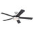 Westinghouse 7305400 - 52 in Brushed Nickel 5-Blade Ceiling Fan with LED Light - Comet
