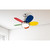 Westinghouse 7223600 - 30 in Brushed Nickel 5-Blade Ceiling Fan with LED Light - Roundabout