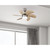 Westinghouse 7224000 - 30 in Brushed Aluminum 6-Blade Ceiling Fan with LED Light - Turbo Swirl