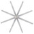 Westinghouse 7224900 - 100 in Brushed Nickel 8-Blade Ceiling Fan - Widespan - Aluminum Blades