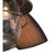 Westinghouse 7233400 - 52 in Aged Walnut 5-Blade Ceiling Fan with LED Light - Brentford