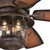 Westinghouse 7233400 - 52 in Aged Walnut 5-Blade Ceiling Fan with LED Light - Brentford