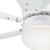 Westinghouse 7234400 - 30 in White 6-Blade Ceiling Fan with LED Light - Turbo Swirl