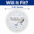Keystone KT-RKIT28PS-13CP-8CSC-VDIM - 13" Circular LED Light Engine - CCT Selectable 