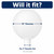 10" White Globe Post Top Light Fixture with White 3" Pole Fitter