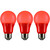 Sunlite 40454-SU A19/3W/R/LED/3PK