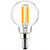 Sunlite 41547-SU G16.5/LED/FS/5W/E12/CL/30K/6PK