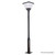 LBS Lighting Commercial Square Large Outdoor LED Post Top Lantern Light Fixture 