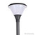 LBS Lighting Commercial Round Large Outdoor LED Post Top Lantern Light Fixture 