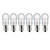  Sunlite 41069-SU S6/LED/CL/1W/27K/E12/6PK 