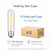 Sunlite 80612-SU - T10 Tubular Clear Filament Bulb - 2200K Amber