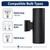 Black Outdoor Up Down Cylinder Wall Light 