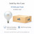 Sunlite 80496-SU - G40 LED Silverbowl Bulb - 2700K - E26 Base 