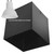  Sunlite 90159-SU Black Modern Ceiling Cube Spotlight 