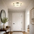 Sunlite 87786-SU - 18" Brushed Nickel Round LED Flush Mount Ceiling Light