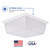10" Square Clear Prismatic Acrylic Cover