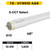 Halco 87302 4ft LED Hybrid A+B Tube CCT Selectable
